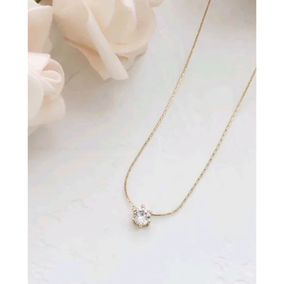 Anthropologie Olivia Classy Minimalist Necklace - Picture 5 of 6